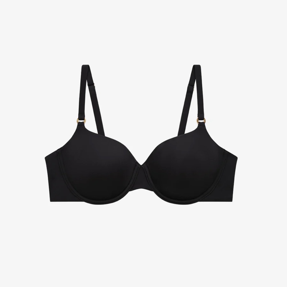 NWT ThirdLove Swim Black Bikini Top – 40B